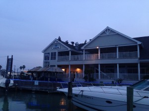 Rear view of Trout Street Bar & Grill