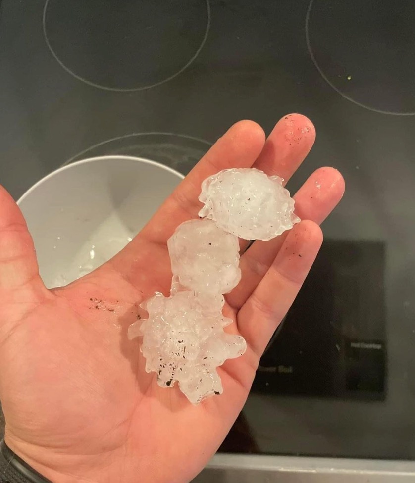 Hail in hand